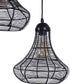 LuxoraX Black Iron Hanging Light  | E27 holder | Included Bulb | Eliante by Jainsons Lights
