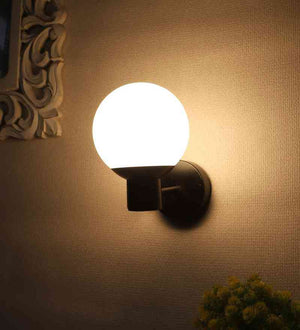Glevara Black Iron Wall Light  | E27 holder | Included Bulb | Eliante by Jainsons Lights