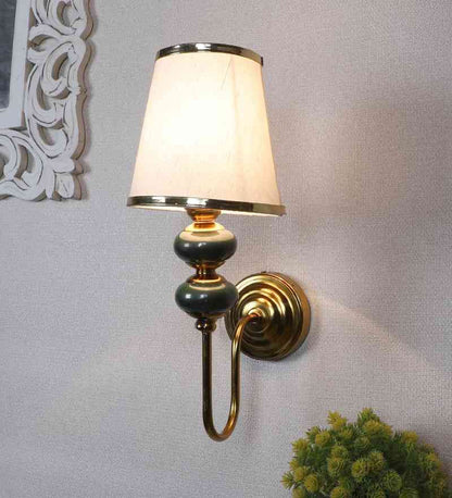 Flarexen Gold Iron Wall Light  | E27 holder | Included Bulb | Eliante by Jainsons Lights