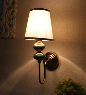 Flarexen Gold Iron Wall Light  | E27 holder | Included Bulb | Eliante by Jainsons Lights