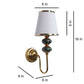 Flarexen Gold Iron Wall Light  | E27 holder | Included Bulb | Eliante by Jainsons Lights