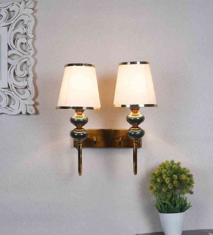Orviora Gold Iron Wall Light  | E27 holder | Included Bulb | Eliante by Jainsons Lights