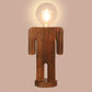 Eliante Hombre Natural Wood Wood table lamp - E27 holder - without Bulb - 1045-TL