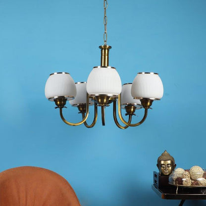Eliante Diafano Gold Iron chandlier - E27 holder - without Bulb - 1046-5LP