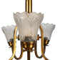 Eliante Anoranza Gold Iron chandlier - E27 holder - without Bulb - 1047-5LP