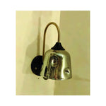 Eliante Curved Modern Wall Light – Silver Glass, Metal