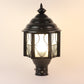 Black Metal Outdoor Wall Light - 105-MED - Included Bulb