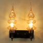 ELIANTE Black And Gold Iron Wall Light- 1050-2W - without bulb