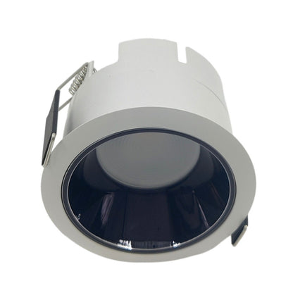 1052-2-10w-White+Nickle Colored Reflector Cob Downlight