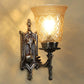 ELIANTE Antique Gold Aluminium Wall Light- 1053-1W - without bulb