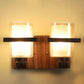 ELIANTE Brown Wood Wall Light- 1058-2W - without bulb