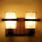 ELIANTE Brown Wood Wall Light- 1058-2W - without bulb