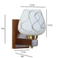 ELIANTE Brown Wood Wall Light- 1059-1W - without bulb