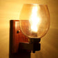 ELIANTE Brown Wood Wall Light- 1060-1W - without bulb