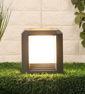 Grey Metal Outdoor Wall Light - 1062-MED - Included Bulb