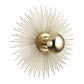 Gold Metal Wall Light - 1065 - Included Bulb