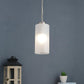 Silver Metal Hanging Light - 1072-HL-1LP - Included Bulb