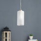 Silver Metal Hanging Light - 1072-HL-1LP - Included Bulb