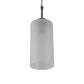 Silver Metal Hanging Light - 1072-HL-1LP - Included Bulb