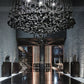 Gemstoniya Crystal Glass Chandelier – Modern Luxury Hanging Light for Living & Dining Room
