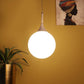 Eliante Parada White Iron Hanging Light 1104-1LP -10inch