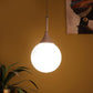 Eliante Luna White Iron Hanging Light 1106-1LP-8inch