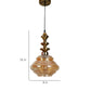 Eliante Preciosa Gold Iron Hanging Light 1109-1LP