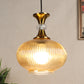 Eliante by Jainsons Lights | Gold Iron Glass Hanging Light | 1112-HL-GOLD