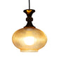 Eliante by Jainsons Lights | Gold Iron Glass Hanging Light | 1112-HL-GOLD