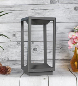ELIANTE Grey Aluminium Outdoor Gate Light - 1114 - 12WATT
