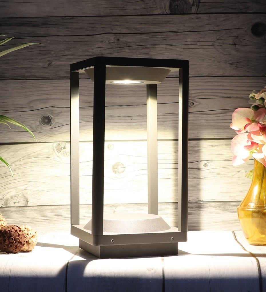 ELIANTE Grey Aluminium Outdoor Gate Light - 1114 - 12WATT