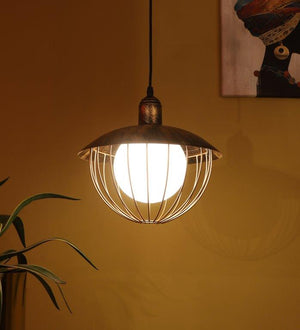 Eliante Etotlee Antique Gold Iron Hanging Light 1120-1LP