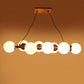 Eliante Aquiver Gold Iron Hanging Light 1125-8LP
