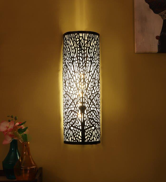 Eliante Saunter Black Iron Wall Light 1135-1W