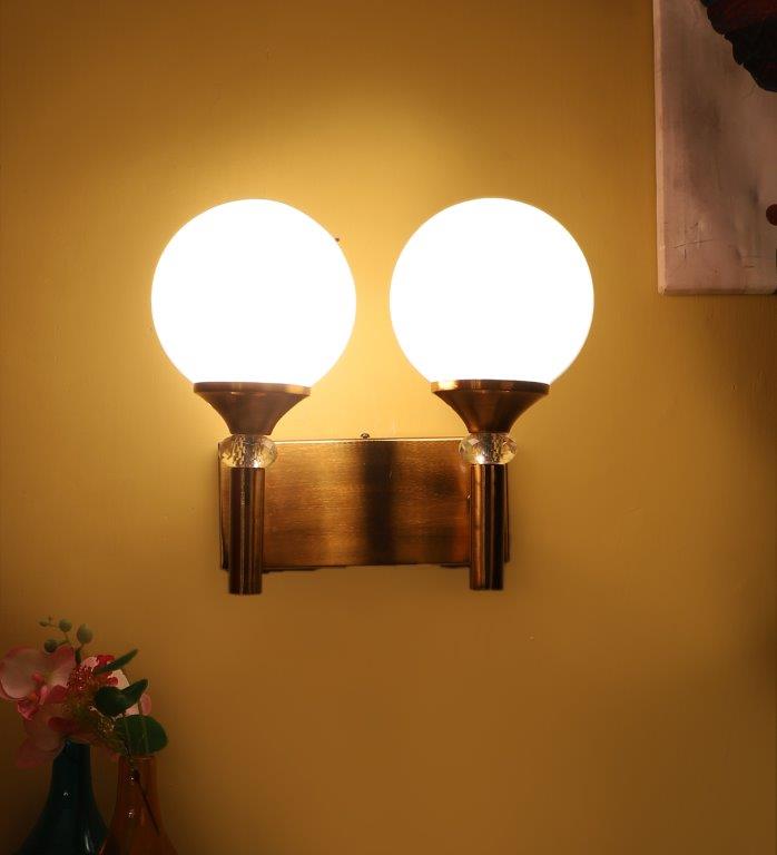 Eliante Serene Gold Iron Wall Light 1136-2W