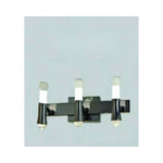 Eliante Three LED Mirror Light – Frosted & Clear Glass, Metal