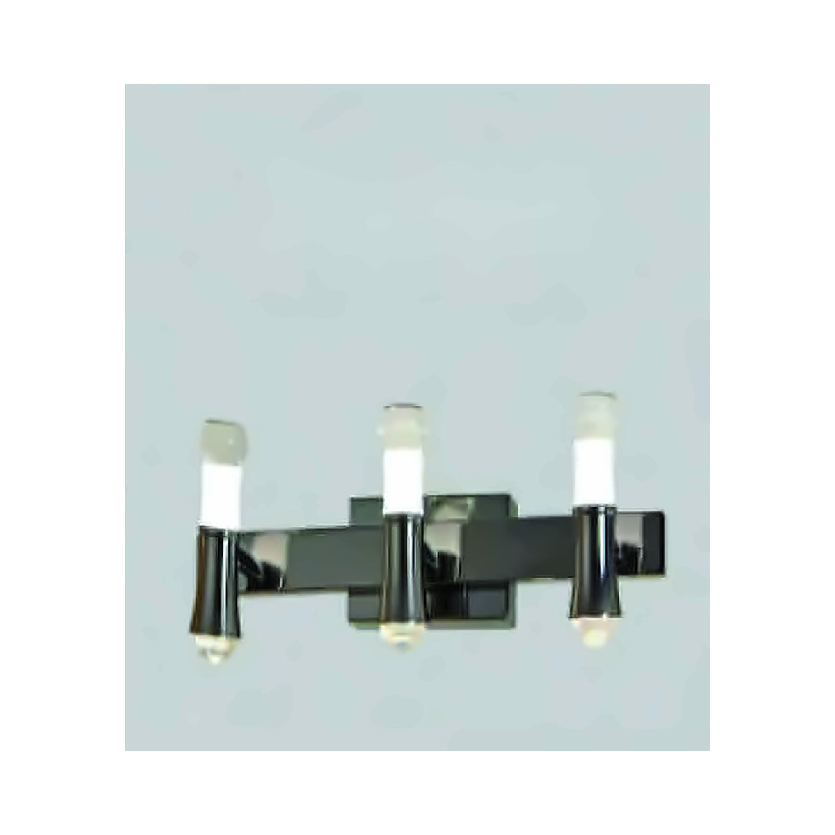 Eliante Three LED Mirror Light – Frosted & Clear Glass, Metal