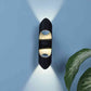 Luminex Black Aluminium Wall Light  | Inbuilt LED | Included Bulb | Eliante by Jainsons Lights