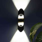 Luminex Black Aluminium Wall Light  | Inbuilt LED | Included Bulb | Eliante by Jainsons Lights