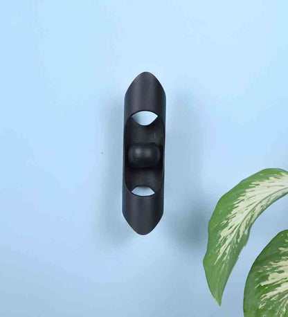 Luminex Black Aluminium Wall Light  | Inbuilt LED | Included Bulb | Eliante by Jainsons Lights