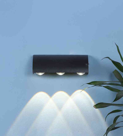Flareon Grey Aluminium Wall Light  | Inbuilt LED | Included Bulb | Eliante by Jainsons Lights