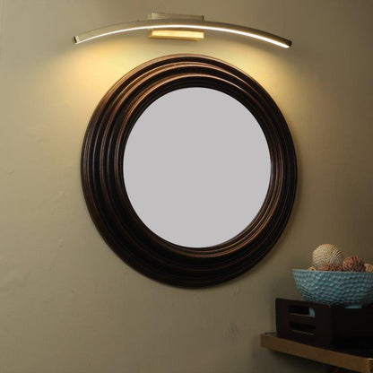 ELIANTE Curve Antique Gold Iron Mirror Light- 12061-PL - Inbuilt LED