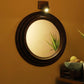 ELIANTE Little Brown Wood Mirror Light- 12062-pl - Inbuilt LED