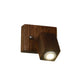 ELIANTE Little Brown Wood Mirror Light- 12062-pl - Inbuilt LED