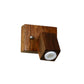 ELIANTE Little Brown Wood Mirror Light- 12062-pl - Inbuilt LED