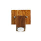 ELIANTE Little Brown Wood Mirror Light- 12062-pl - Inbuilt LED