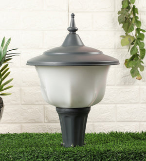 Grey Metal Outdoor Wall Light - 1208-11INCH - Included Bulb