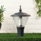 Grey Metal Outdoor Wall Light 1214-8INCH-12W-WH