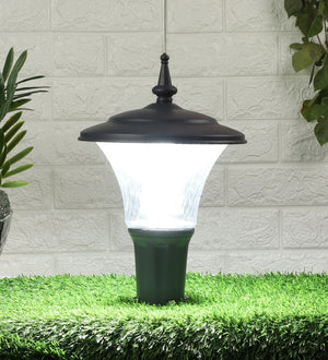 Grey Metal Outdoor Wall Light 1224-8INCH-12W-WH