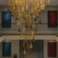 Aurora Luxe Duplex Chandelier – Grand Atrium Crystal Lighting